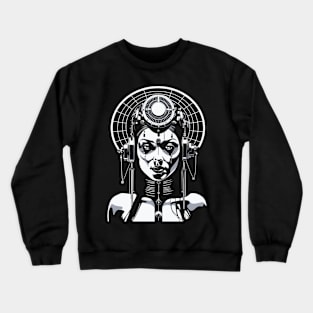 1950s Sci-fi Telepathic Goddess Crewneck Sweatshirt